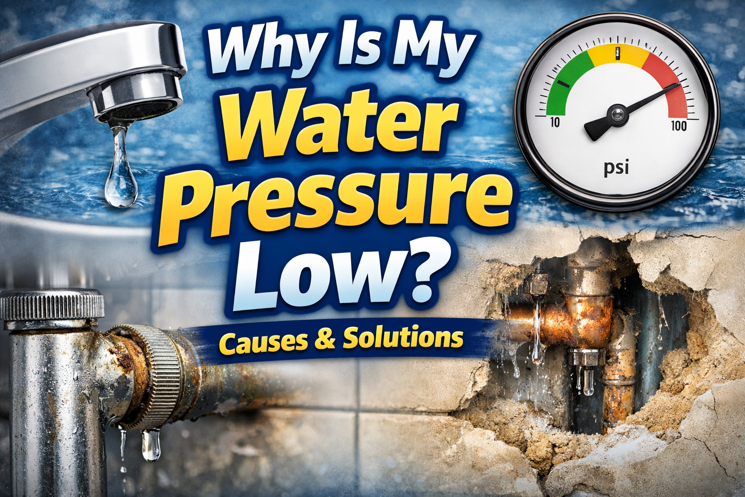 low water pressure